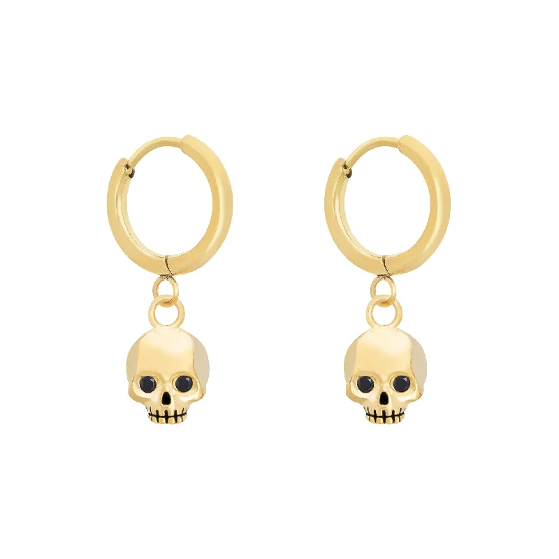 Sterling Stud Earrings-Undead Earrings