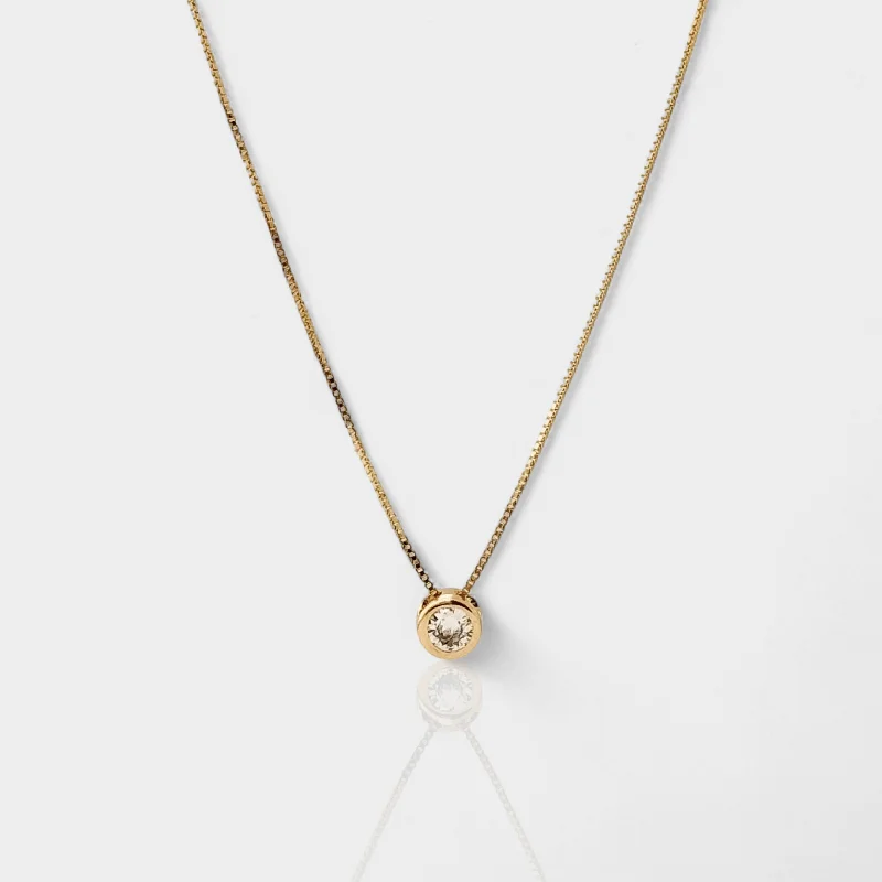 Geometric Crystal Necklace-APOLLINE NECKLACE