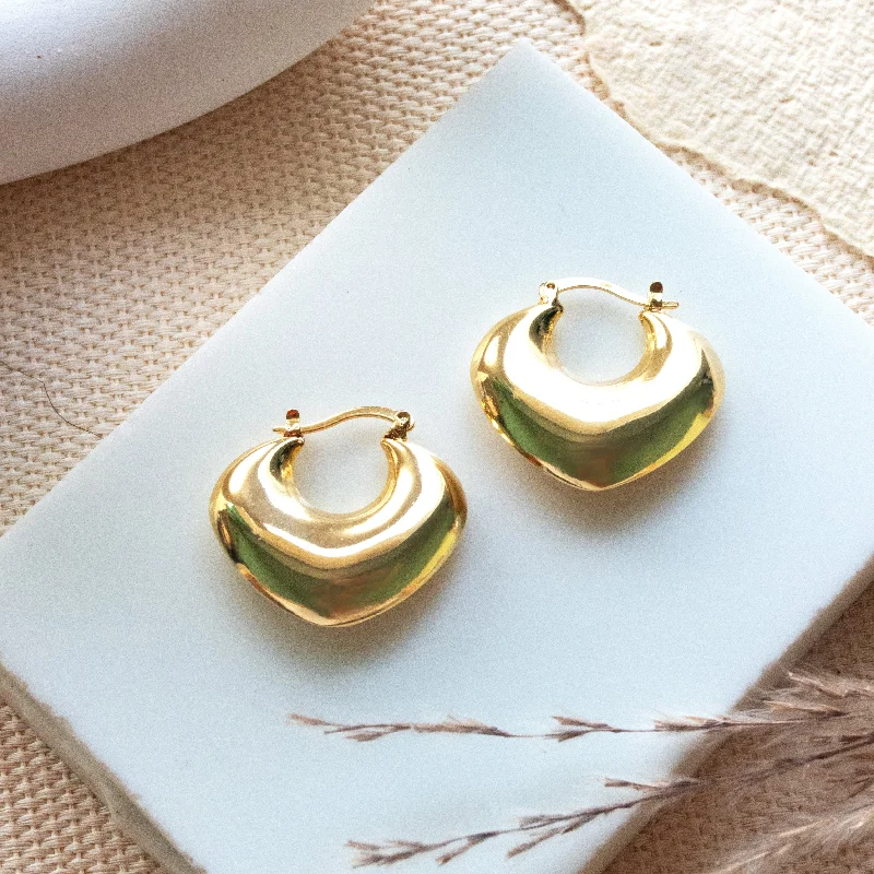 Elegant Stud Earrings-Zenith Hoop Earrings