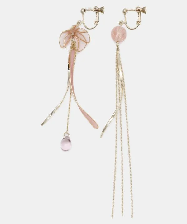 Elegant Dangle Earrings-Jellyfish Asymmetrical Clip Earrings