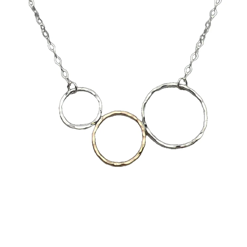 Modern Gold Necklace-3330 - Triple Axel Necklace