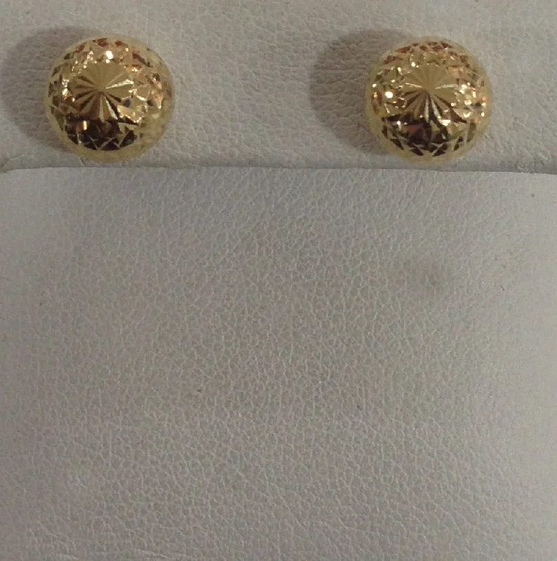 Gold and Diamond Earrings-Gold Earrings