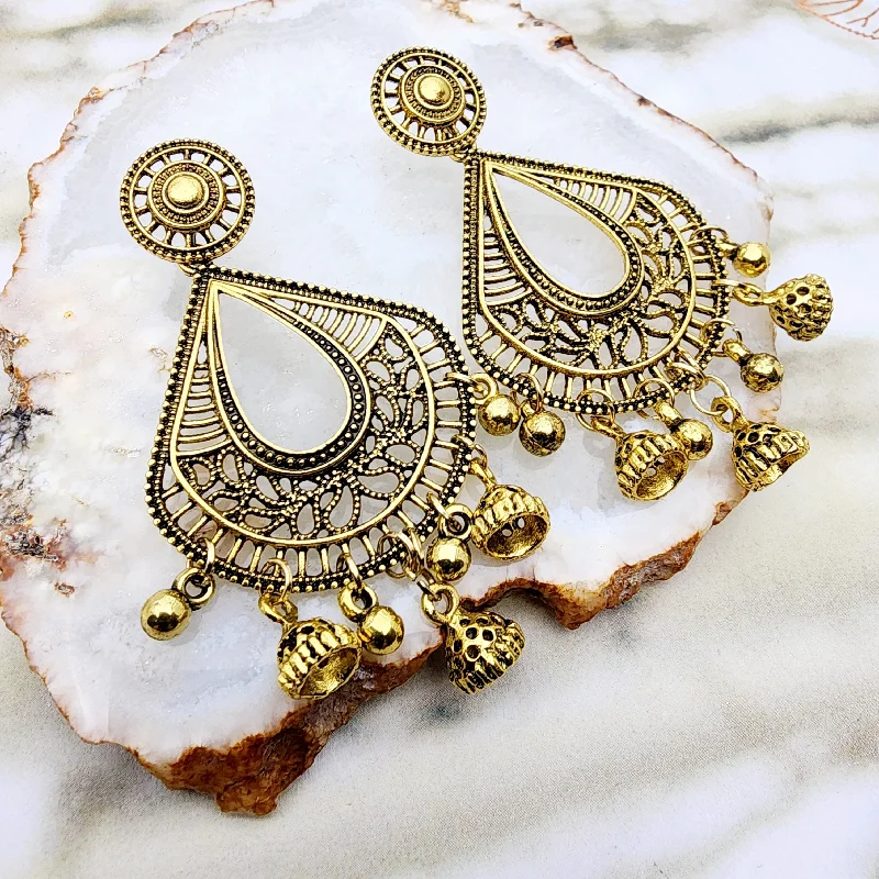 Cute Heart Earrings-Chanchal Earrings