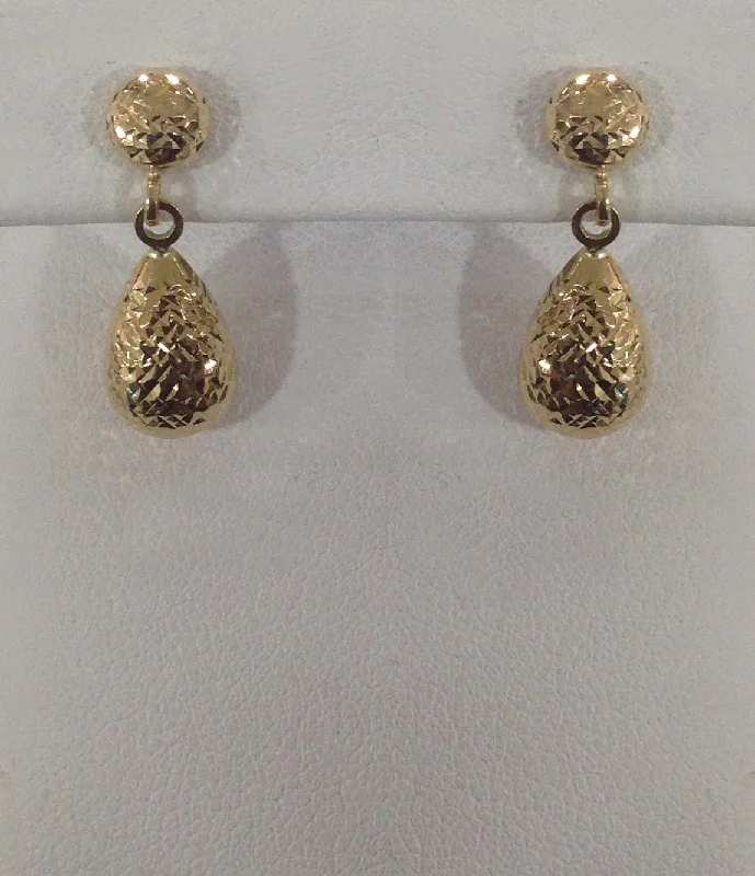 Cute Drop Earrings-Gold Earrings