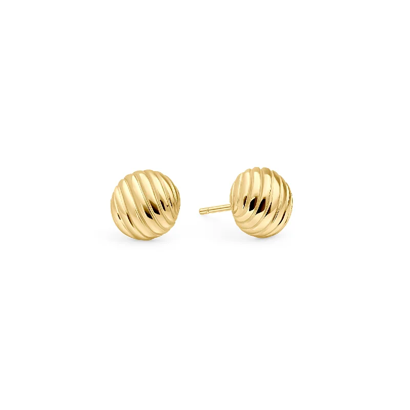 Gold Stud Earrings-Simone Stud Earrings