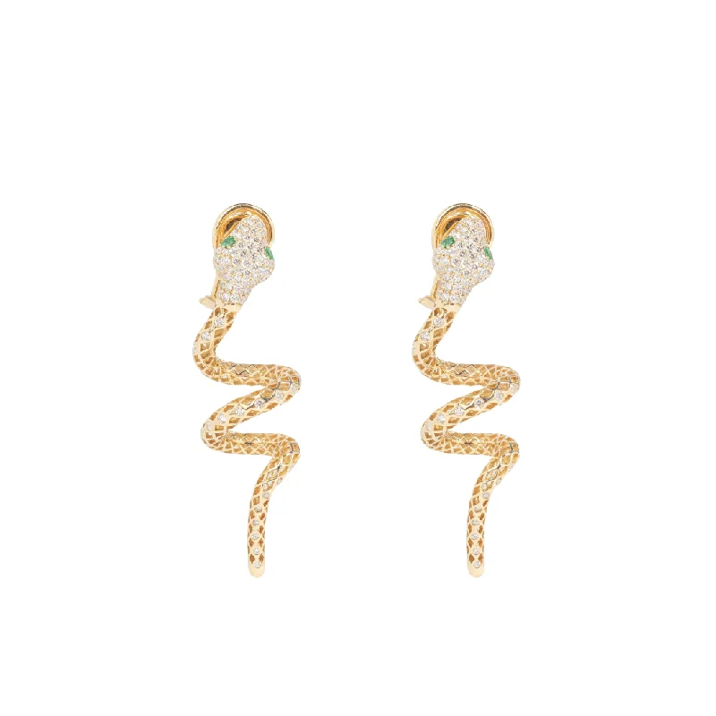 Fashionable Pearl Earrings-Kundalini Rising Earrings