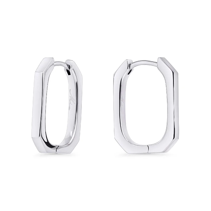 Sterling Stud Earrings-Axel Huggie Earrings