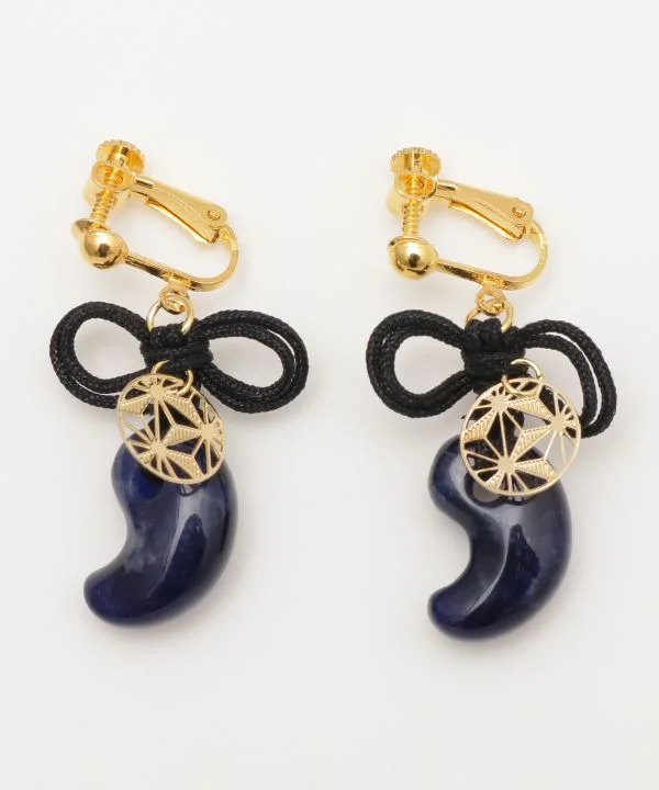 Sterling Stud Earrings-MAGATAMA Clip Earrings