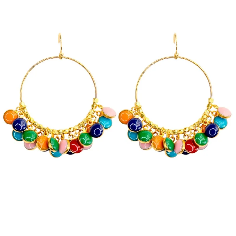 Geometric Earrings for Women-Karaoke Earrings in Multi