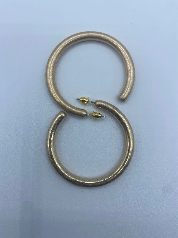 Pearl Hoop Earrings-60mm Gold Hoop Earrings