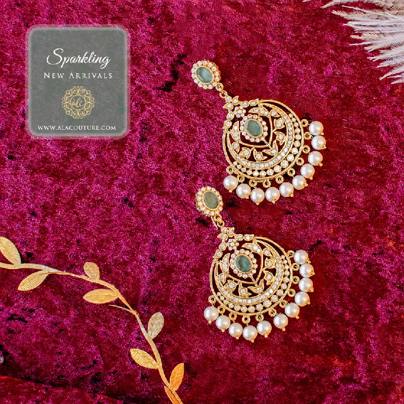 Elegant Drop Earrings-Zimrah Earrings