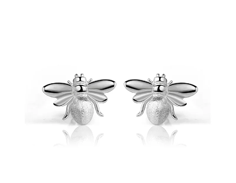 Custom Drop Earrings-Honeybee Earring Stud