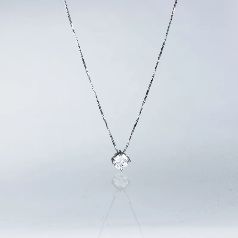 Layered Silver Necklace-MONT BLANC NECKLACE