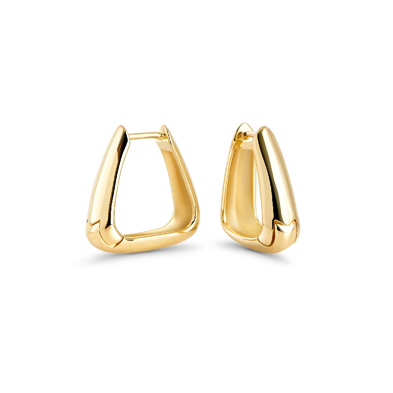 Layered Gold Earrings-Tamara II Huggie Earrings