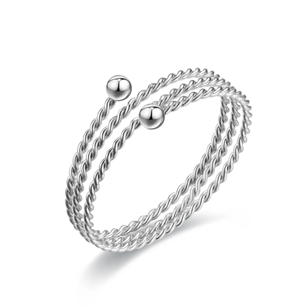 Silver-101--Coil Ring