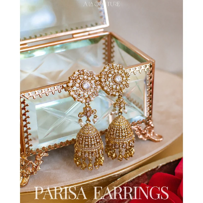 Pearl Earrings for Weddings-Parisa Earrings