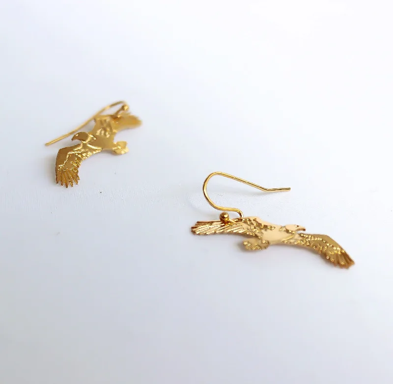 Luxury Gemstone Earrings-Eagle Earrings