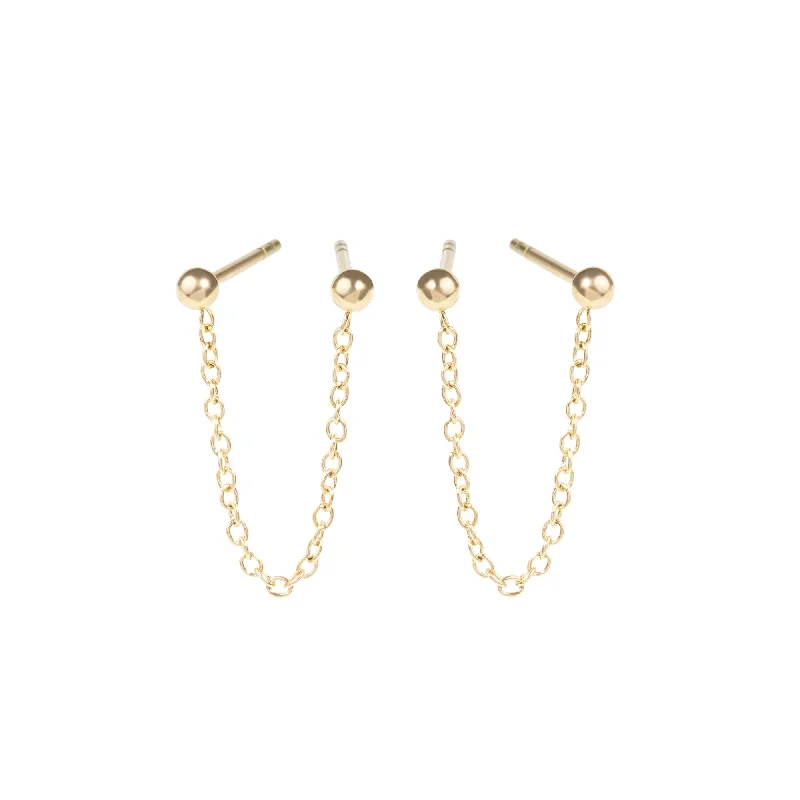 Luxury Gold Earrings-Zoe Stud Earrings