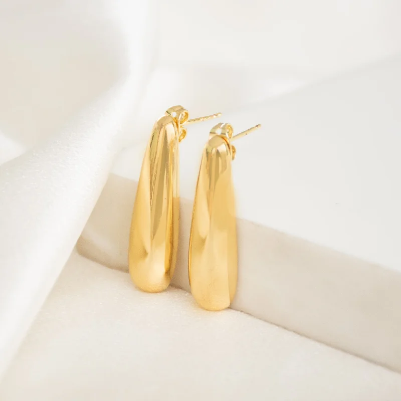 Classic Round Earrings-Sunbeam Stick Earrings