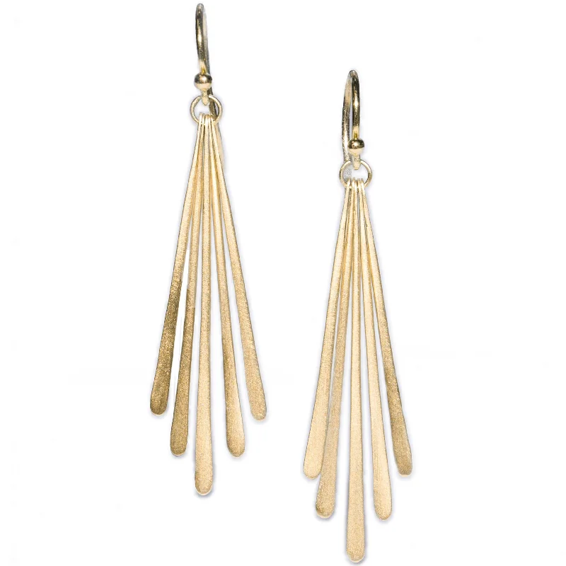 Elegant Dangle Earrings-<!--ER625-->five fringe drop earrings