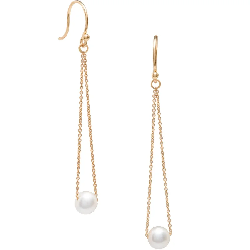 Color Changing Earrings-<!--ER402-->long pearl swing earrings