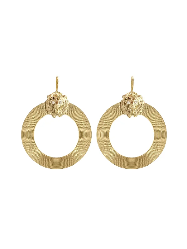 Stud Earrings for Women-Gold London Earrings