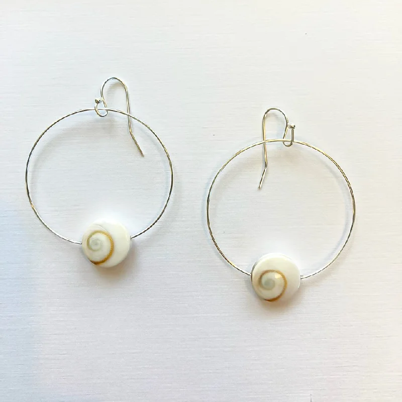 Modern Geometric Earrings-Shiva Hoop Earrings