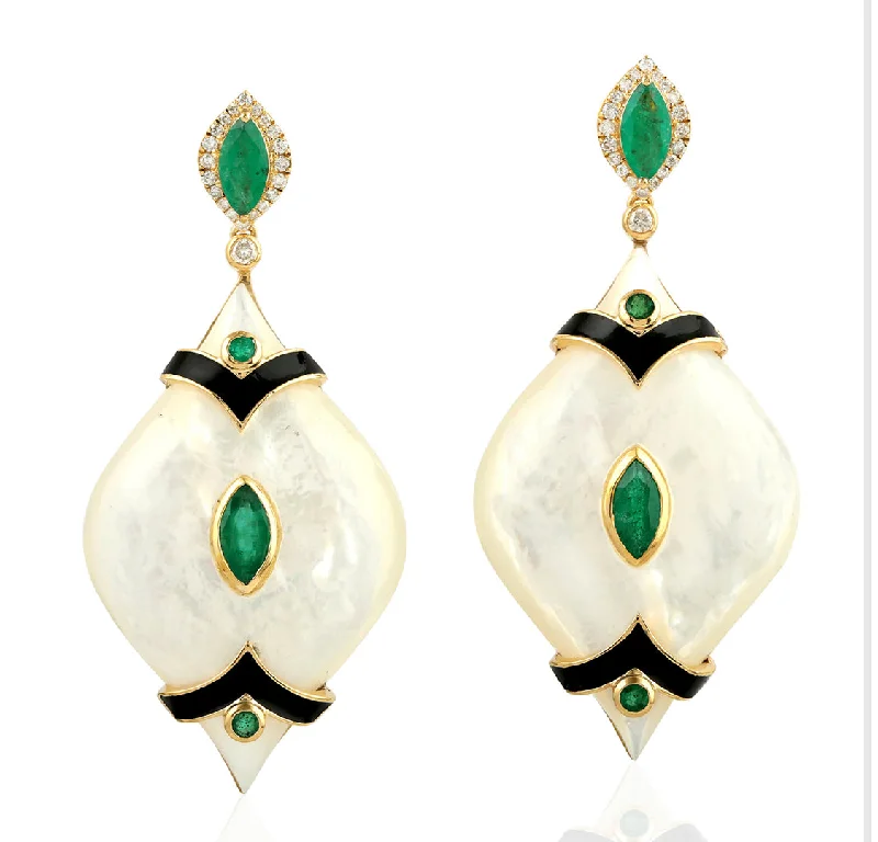 Beautiful Pearl Earrings-Imperial Pearl Earrings