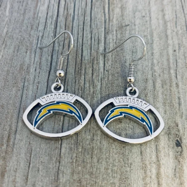 Chic Gemstone Earrings-Los Angeles Chargers Earrings