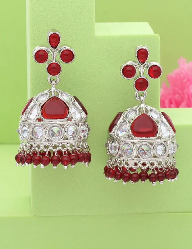 Funky Pearl Earrings-Fancy Jhumka Earrings