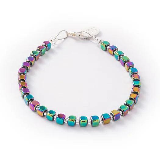 Stackable Bracelet Set-Carrie Elspeth Spectrum Cubes Bracelet