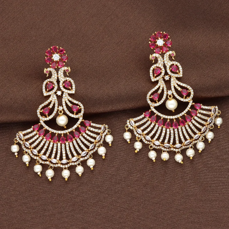 Fashionable Ear Cuffs-Zirconia Earrings