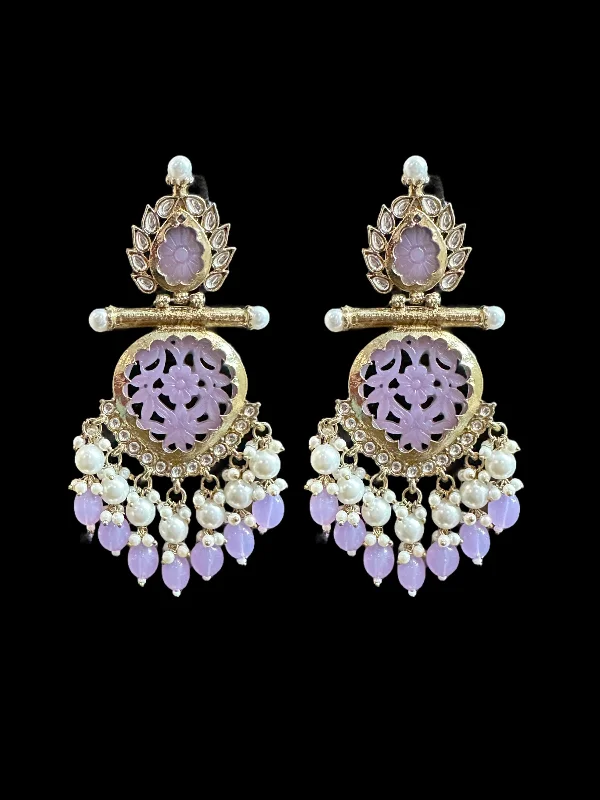 Gemstone Drop Earrings-DER574 Aikeyah earrings - pink ( READY TO SHIP )