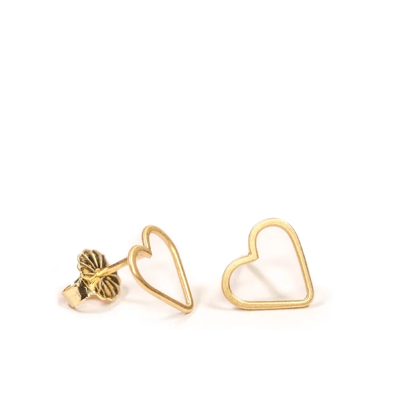 Colorful Hoop Earrings-<!--ER776-->mini heart stud earrings