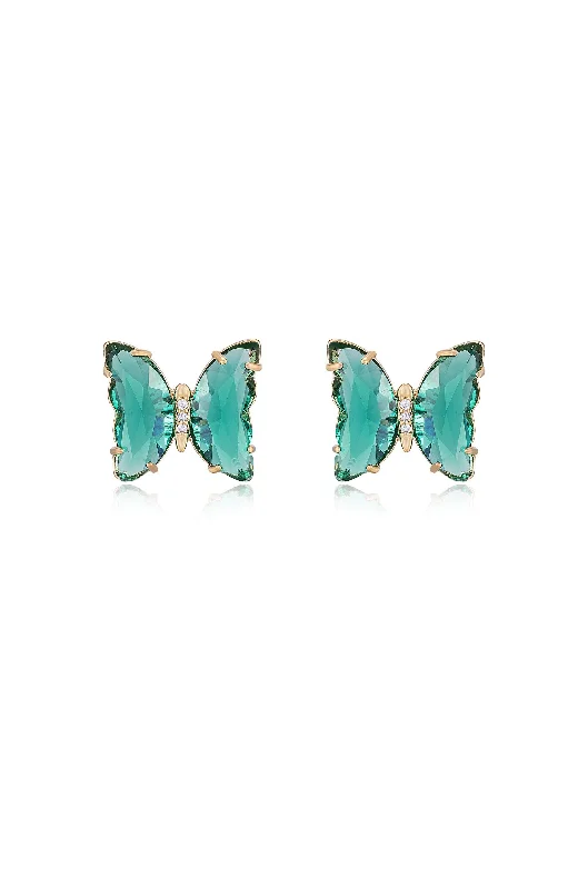 Opal Drop Earrings-Flutter Away Crystal Earrings