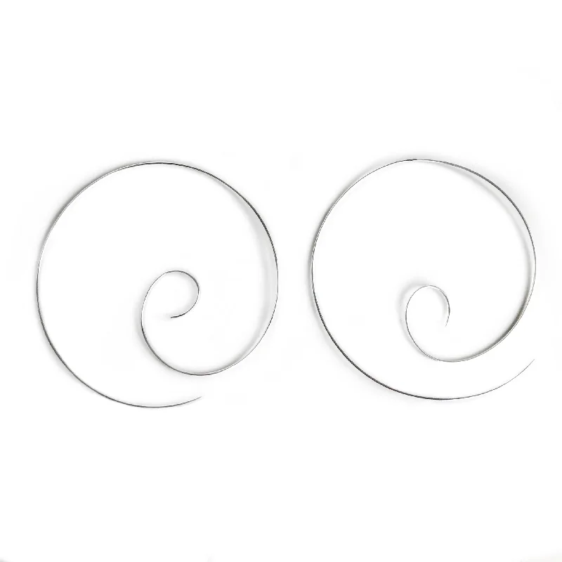 Bridal Hoop Earrings-Tornado hoops