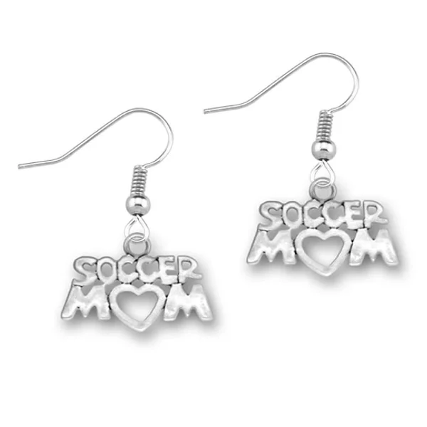 Long Diamond Earrings-Soccer Mom Earrings