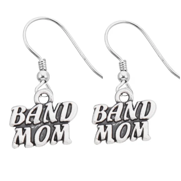 Diamond Drop Earrings-Band Mom Earrings