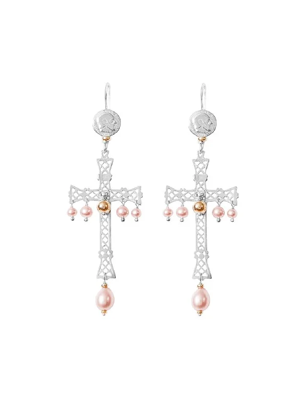 Silver Drop Earrings-Lacroix Earrings