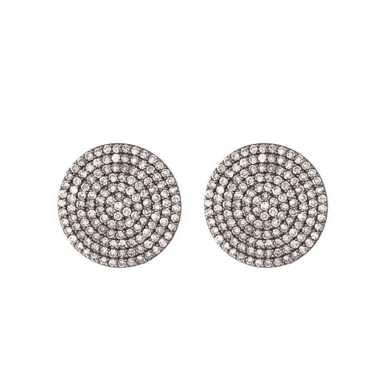 Simple Diamond Earrings-Diamond Mercury Studs