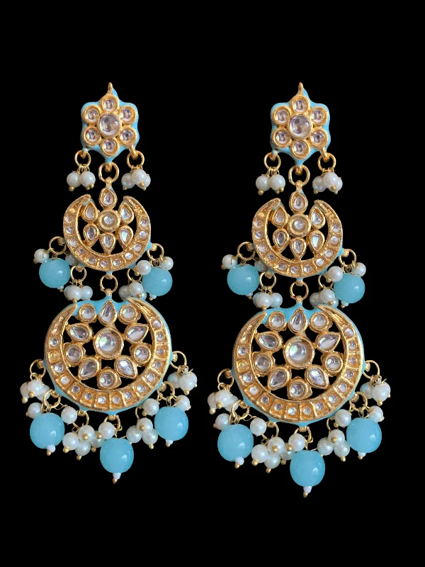 Golden Pearl Earrings-DER142 Irina turquoise earrings ( READY TO SHIP  )