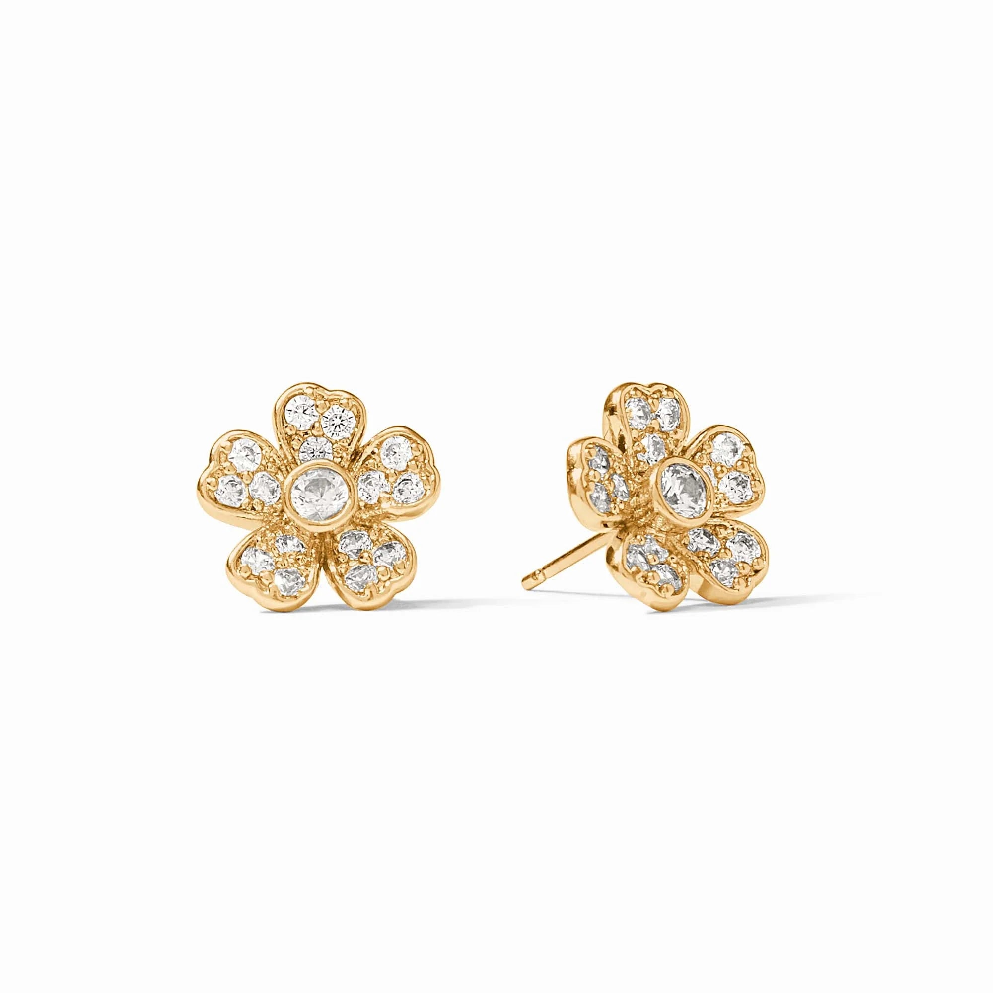 Big Gold Earrings-LAUREL STUD EARRING