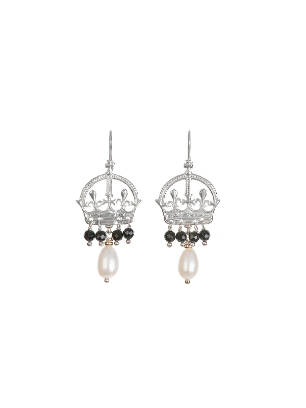 Birthstone Stud Earrings-Coronet Earrings