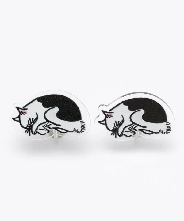 Gold Hoop Earrings for Women-UKIYOE Animal Clip Earrings