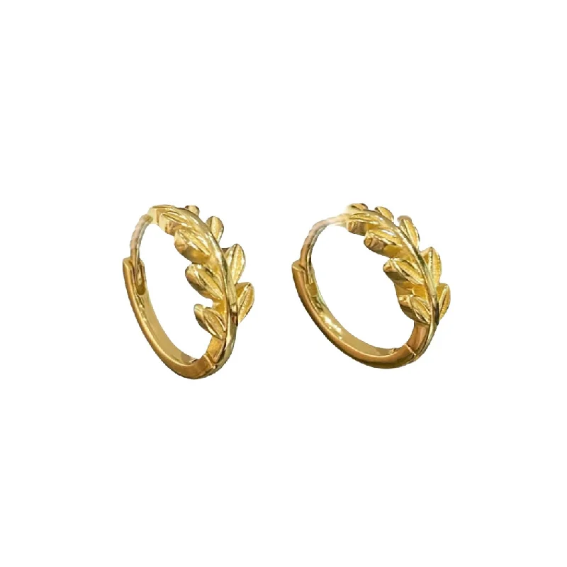 Geometric Stud Earrings-Leafea Vine Huggies