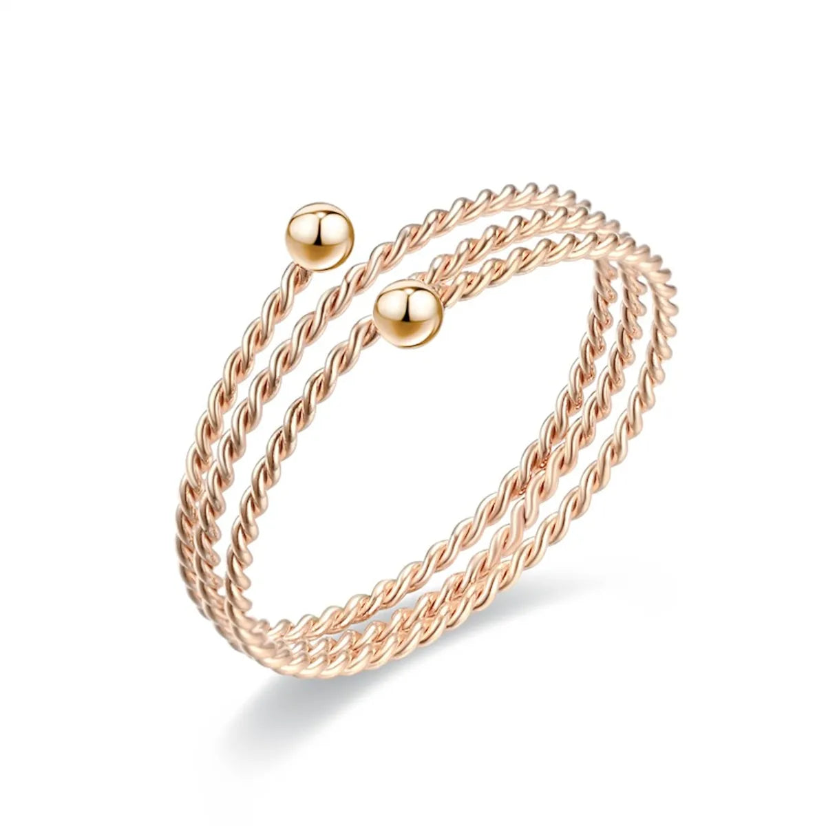 Rose Gold-101--Coil Ring