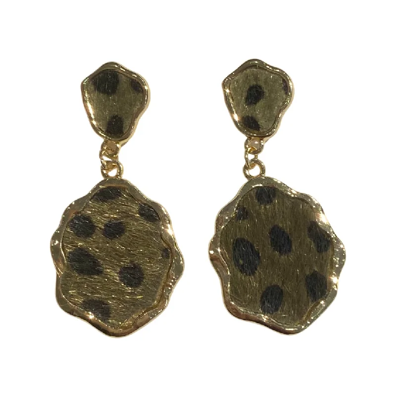 Butterfly Stud Earrings-Kory Leopard Earrings