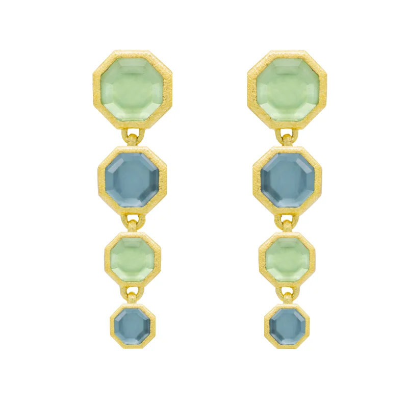 Blue Sapphire/Green Amethyst