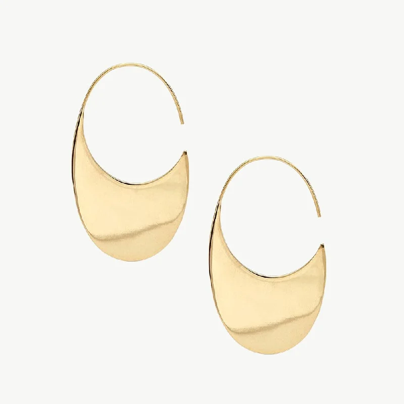 Opal Stud Earrings-Mezi Drama Threader Earrings