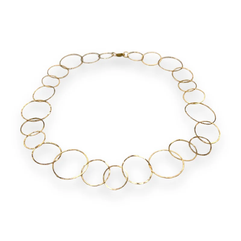 Simple Silver Necklace-3300 - Lots O' Circles Necklace